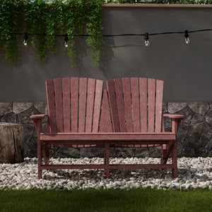 Heritage Double Adirondack - The Charming Bench Company