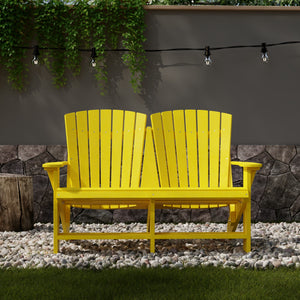 Heritage Double Adirondack - The Charming Bench Company
