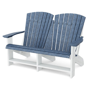 Heritage Double Adirondack - The Charming Bench Company