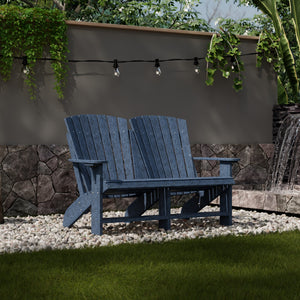 Heritage Double Adirondack - The Charming Bench Company