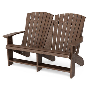 Heritage Double Adirondack - The Charming Bench Company