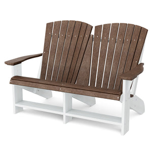 Heritage Double Adirondack - The Charming Bench Company