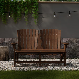 Heritage Double Adirondack - The Charming Bench Company