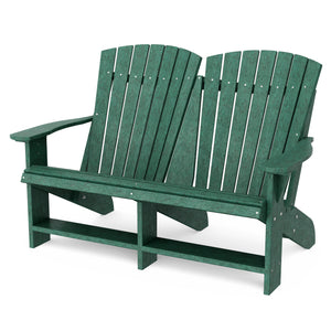 Heritage Double Adirondack - The Charming Bench Company