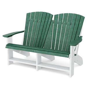 Heritage Double Adirondack - The Charming Bench Company