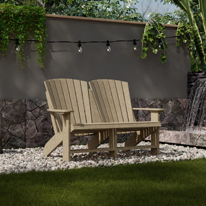 Heritage Double Adirondack - The Charming Bench Company