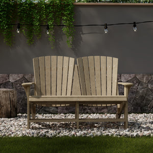 Heritage Double Adirondack - The Charming Bench Company
