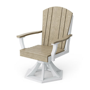 Heritage Swivel Dining Arm Chair - The Charming Bench Company