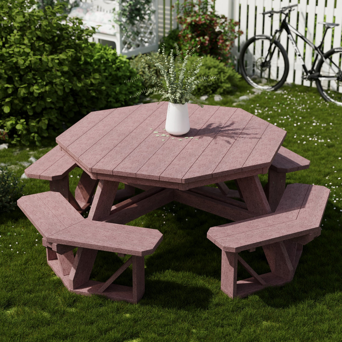 Heritage Octagon Picnic Table (LCC-164) by Wildridge Furniture