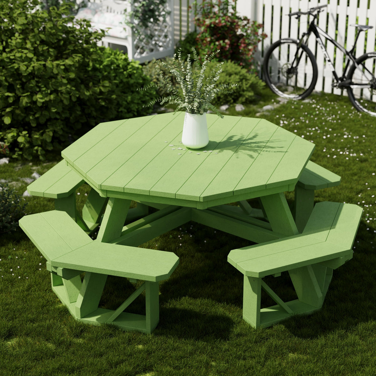 Heritage Octagon Picnic Table (LCC-164) by Wildridge Furniture