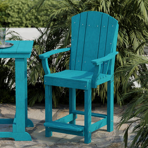 Heritage 3-Piece Patio Counter Set - The Charming Bench Company