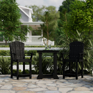 Heritage 3-Piece Patio Counter Set - The Charming Bench Company