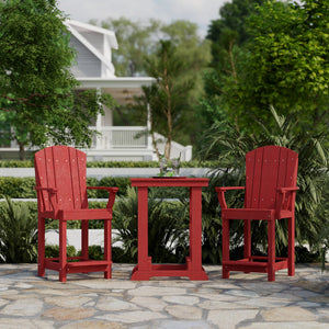 Heritage 3-Piece Patio Counter Set - The Charming Bench Company