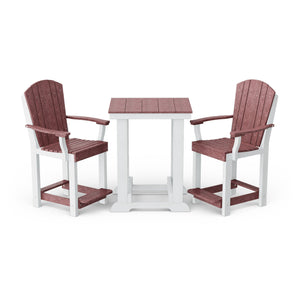 Heritage 3-Piece Patio Counter Set - The Charming Bench Company