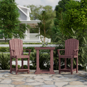 Heritage 3-Piece Patio Counter Set - The Charming Bench Company