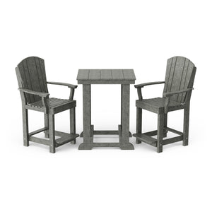 Heritage 3-Piece Patio Counter Set - The Charming Bench Company