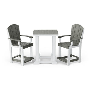 Heritage 3-Piece Patio Counter Set - The Charming Bench Company