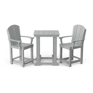 Heritage 3-Piece Patio Counter Set - The Charming Bench Company