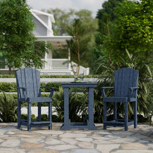 Heritage 3-Piece Patio Counter Set - The Charming Bench Company