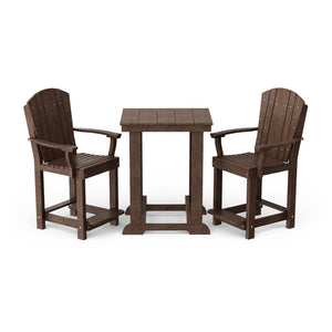 Heritage 3-Piece Patio Counter Set - The Charming Bench Company