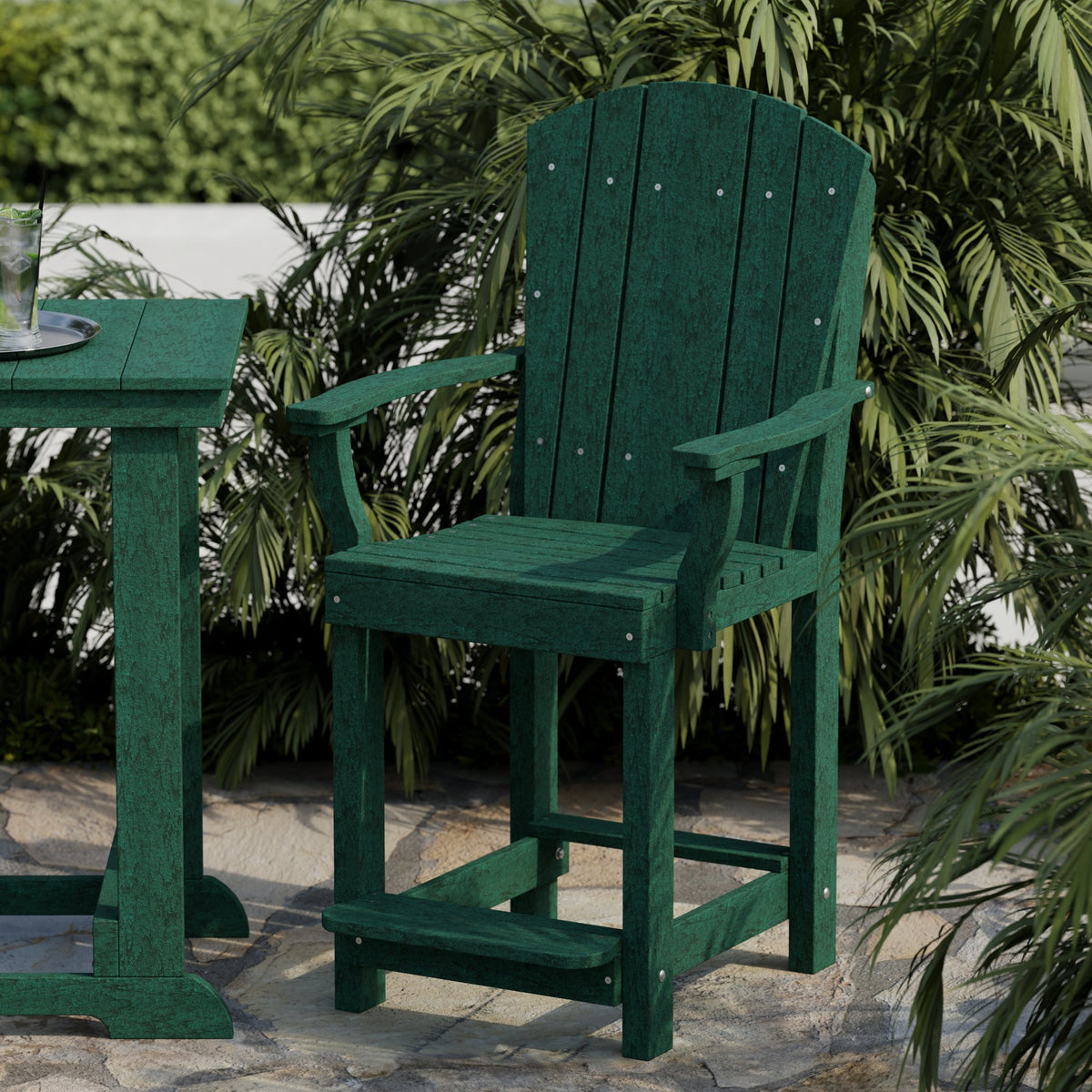 Heritage 3-Piece Patio Counter Set - The Charming Bench Company