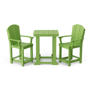 Heritage 3-Piece Patio Counter Set - The Charming Bench Company