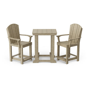 Heritage 3-Piece Patio Counter Set - The Charming Bench Company