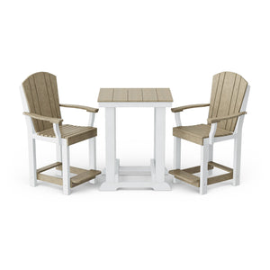 Heritage 3-Piece Patio Counter Set - The Charming Bench Company