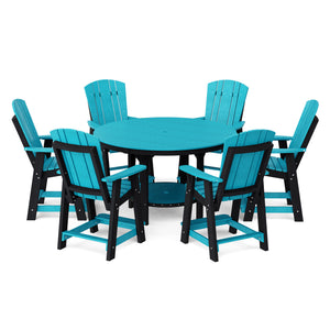 Heritage 7-Piece 60" Pub Counter Set - The Charming Bench Company