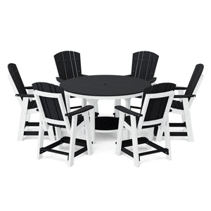 Heritage 7-Piece 60" Pub Counter Set - The Charming Bench Company