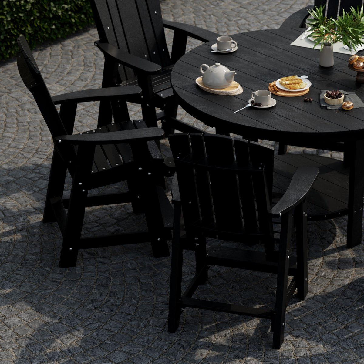 Heritage 7-Piece 60&quot; Pub Counter Set - The Charming Bench Company