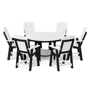 Heritage 7-Piece 60" Pub Counter Set - The Charming Bench Company