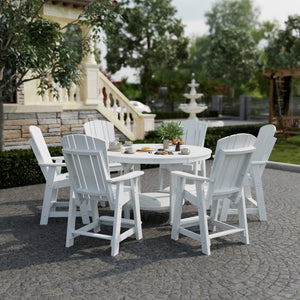 Heritage 7-Piece 60" Pub Counter Set - The Charming Bench Company