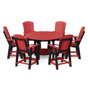 Heritage 7-Piece 60" Pub Counter Set - The Charming Bench Company