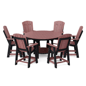 Heritage 7-Piece 60" Pub Counter Set - The Charming Bench Company