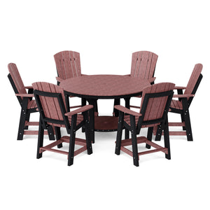 Heritage 7-Piece 60" Pub Counter Set - The Charming Bench Company