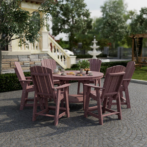 Heritage 7-Piece 60" Pub Counter Set - The Charming Bench Company