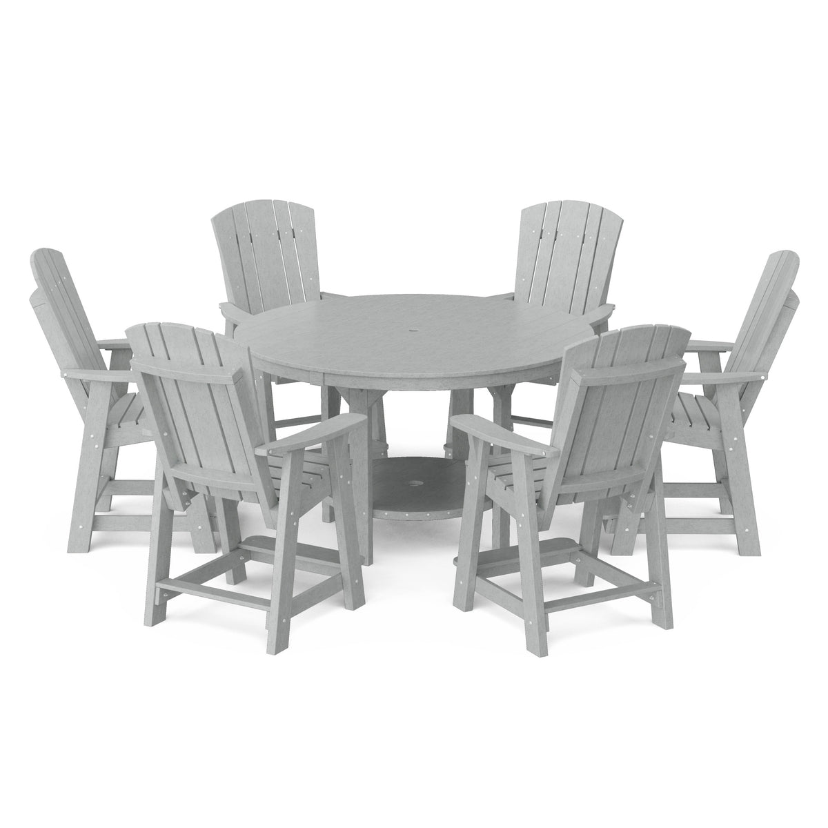 Heritage 7-Piece 60&quot; Pub Counter Set - The Charming Bench Company