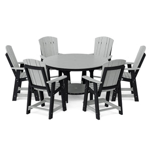 Heritage 7-Piece 60" Pub Counter Set - The Charming Bench Company