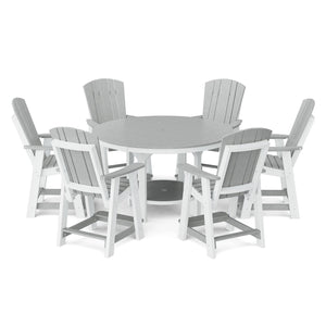 Heritage 7-Piece 60" Pub Counter Set - The Charming Bench Company