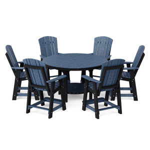 Heritage 7-Piece 60" Pub Counter Set - The Charming Bench Company