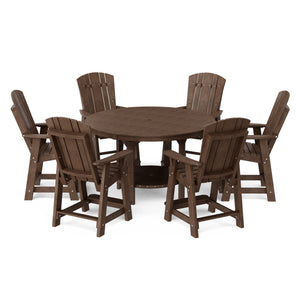 Heritage 7-Piece 60" Pub Counter Set - The Charming Bench Company