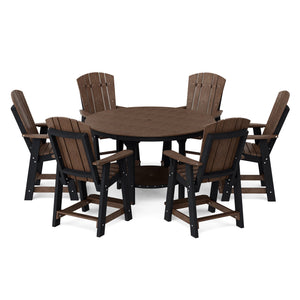 Heritage 7-Piece 60" Pub Counter Set - The Charming Bench Company