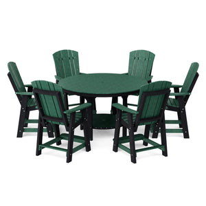 Heritage 7-Piece 60" Pub Counter Set - The Charming Bench Company