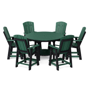 Heritage 7-Piece 60" Pub Counter Set - The Charming Bench Company