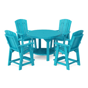 Heritage 5-Piece 48" Pub Counter Set - The Charming Bench Company