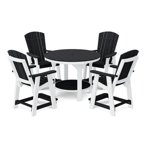 Heritage 5-Piece 48" Pub Counter Set - The Charming Bench Company