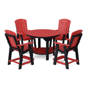 Heritage 5-Piece 48" Pub Counter Set - The Charming Bench Company