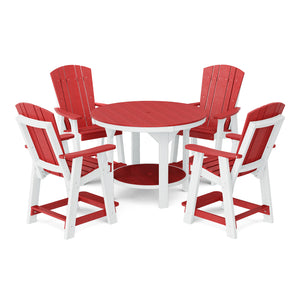 Heritage 5-Piece 48" Pub Counter Set - The Charming Bench Company