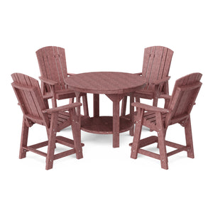 Heritage 5-Piece 48" Pub Counter Set - The Charming Bench Company